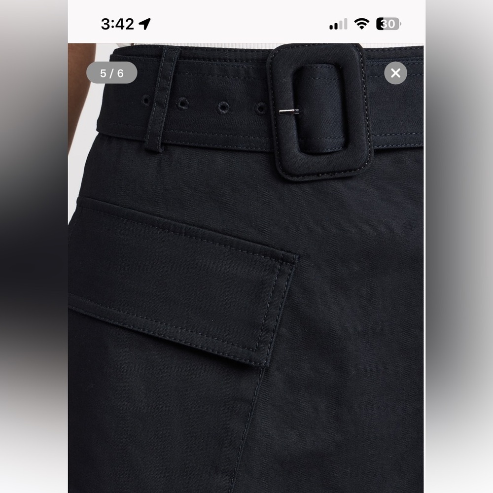 Simkhai “Lisette skort” in black. Size 2. - Picture 2 of 5